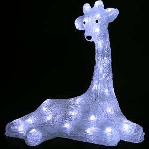 Световая фигура «Жираф», 0,36 м, IP54, 40 LED, белый свет