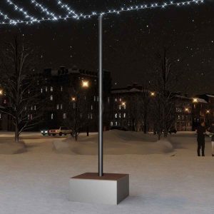 Световая опора для звёздного неба 4 м, IP65