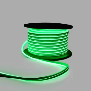 Архитектурный гибкий неон 8×16 мм, 50 м, 12 В, 120 led, IP65, зелёное свечение