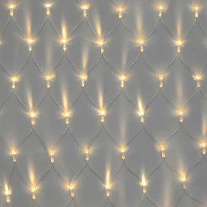 Гирлянда Светодиодная Сеть 2x3 м, Теплый Белый 220В, 388 LED, Провод Прозрачный ПВХ, IP65