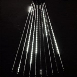 Гирлянда Тающие Сосульки, 10×80 см, белый свет, 24В, 720 LED, провод чёрный ПВХ, IP55