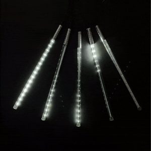 Гирлянда Тающие Сосульки, 5×30 см, белый свет, 24В, 240 LED, провод чёрный ПВХ, IP55