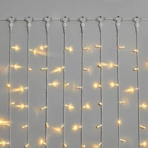 Гирлянда Занавес 2x3 м, Тепло-Белый с Мерцанием, 220В, 600 LED, IP65, PREMIUM PRO