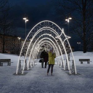 Комплект из световых арок «Тоннель желаний»