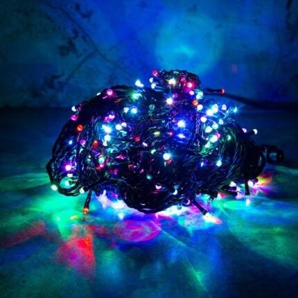 Гирлянда Клип Лайт Хамелеон - 7цв. динамический 50 м, 500 LED, Провод Черный Каучук, IP55
