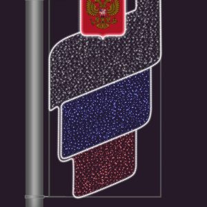 Световая консоль МАФ-511, 1×2 м, IP65, бело-сине-красный свет
