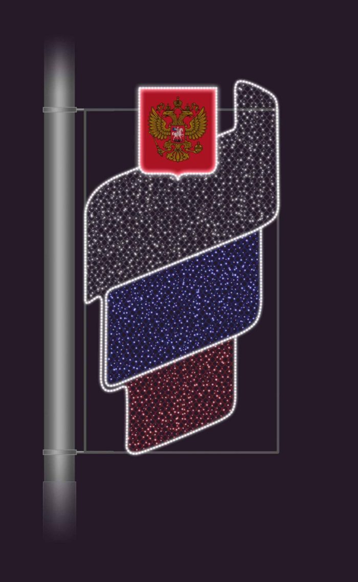МАФ-511 Световая консоль МАФ-511, 1×2 м, IP65, бело-сине-красный свет