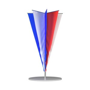 Флаговая конструкция «МАФ-532», 1,8×4 м, IP65, тёплый свет