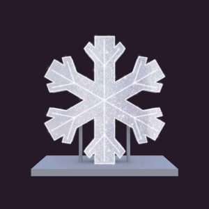 Световая фигура «Звезда» СК-205-5, 3×3,2 м, IP65, холодный свет