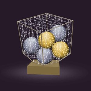 Световая фигура СК-205-6, 3×3,2 м, IP65, фотозона, холодный свет