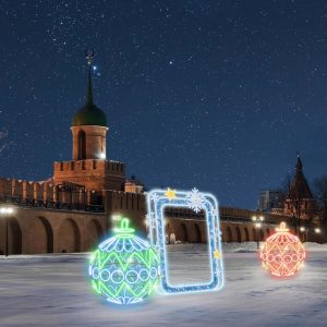 Световая композиция СК-372, 4×3 м, IP65, синий и красный свет