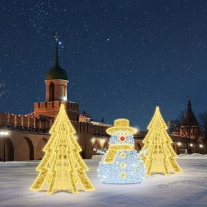 Световая композиция «СК-376», 5×3 м, IP65, тёплое и холодное свечение