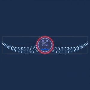 Светодиодная перетяжка «П 029», 8×1,6 м, IP65, холодный свет