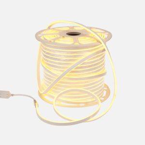 Двусторонний гибкий неон JOYLED 8×16 мм, 100 м, 230 В, 120 led, IP65, жёлтое свечение