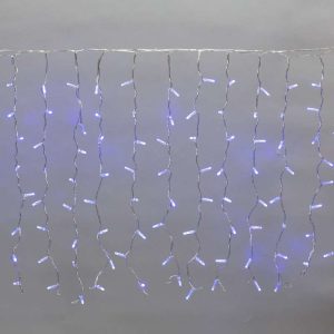 Гирлянда Занавес 2×0.8 м Синий Статика, 160 LED, IP65