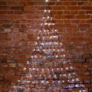 Гирлянда сетка 1,5×2×2 м, белый с динамикой, 136 LED, чёрный ПВХ, IP65