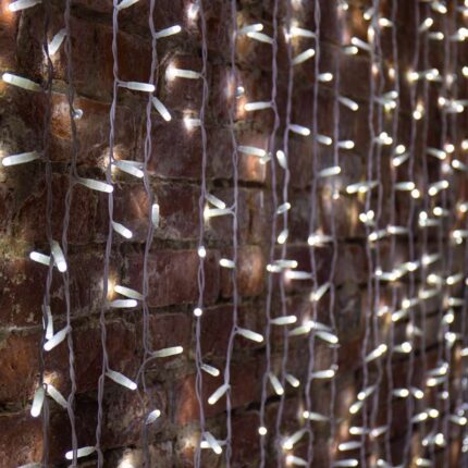 Гирлянда Занавес 2х3 м, Белый Статика, 230В, 600 LED, IP65