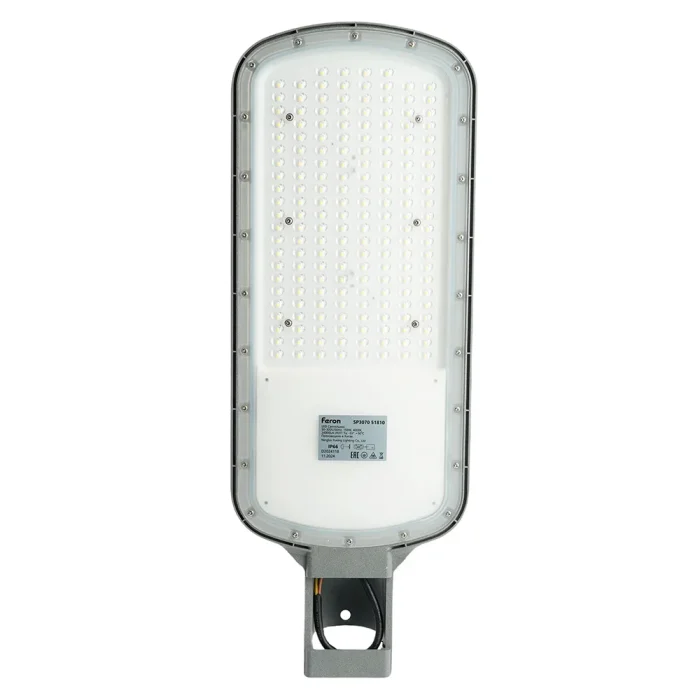 Светодиодный уличный консольный светильник Feron SP3070 150W 4000K AC90-300V, серый 51810