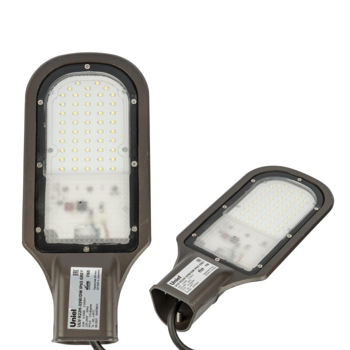 Ulv-r22h-35w/6500k ip65 grey светильник светодиодный уличный консольный. дневной белый свет (6500K). Угол 110 градусов. TM Uniel