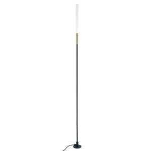 Светильник уличный светодиодный, 1W, DC24V, 3000K, черный/золотой DH2101, 15x15x1093