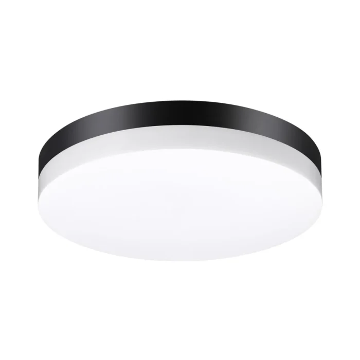 358886_street_nt22_chernyy_svetilnik_landshaftnyy_svetodiodnyy_ip54_led_4000k_30w_220v_opal Светильник ландшафтный светодиодный настенно-потолочного монтажа NOVOTECH STREET OPAL 358886, LED, 30W, IP54