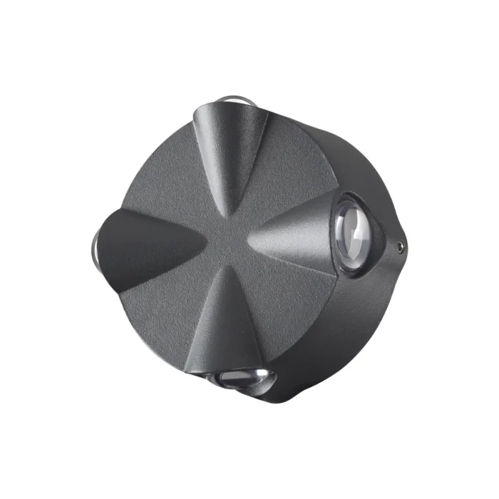 358939_street_nt22_temno_seryy_svetilnik_landshaftnyy_svetodiodnyy_ip54_led_4000k_4w_85_265v_calle Светильник ландшафтный светодиодный настенный NOVOTECH STREET CALLE 358939, LED, 4W, IP54