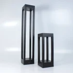 Уличный светильник столбик JH-BD-B18 DHL37 (220V, 7W, черный корпус, 300mm, IP65, warm white)
