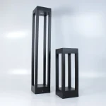 Уличный светильник столбик JH-BD-B18 DHL38 (220V, 7W, черный корпус, 600mm, IP65, warm white)