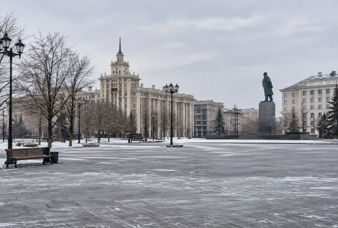 Большая территория выглядит пустой