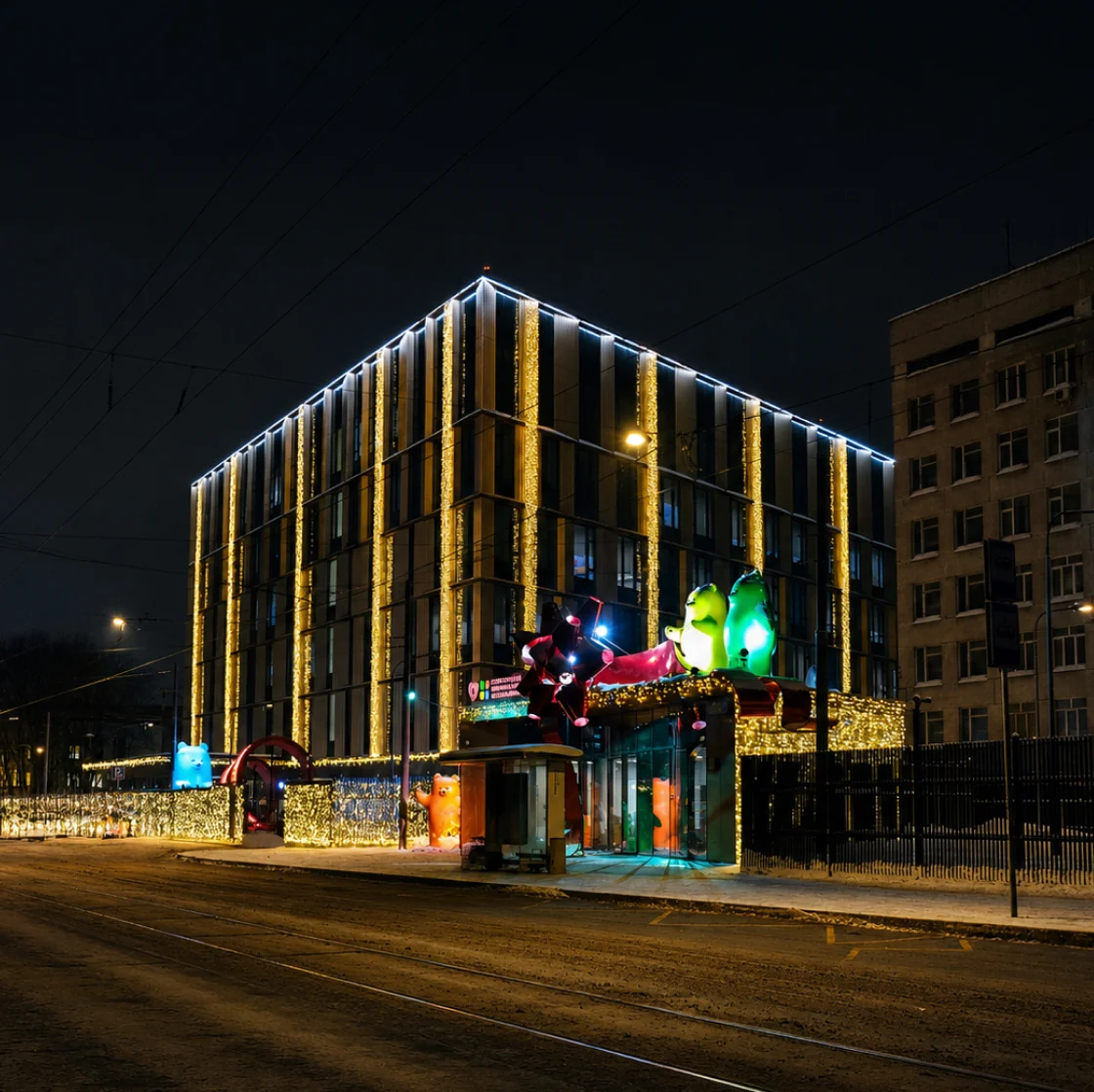Праздничное оформление детской больницы
